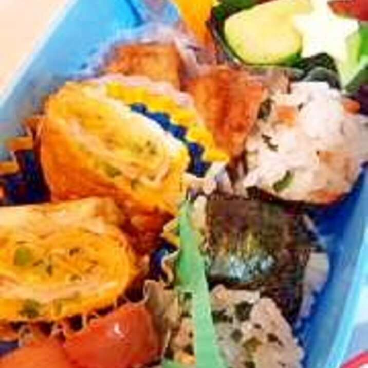 幼稚園のお弁当★おかず★チーズねぎたまご